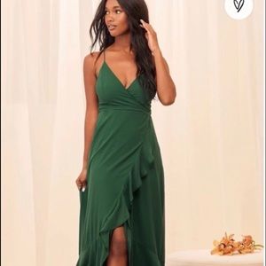 Lulu’s long green Dress